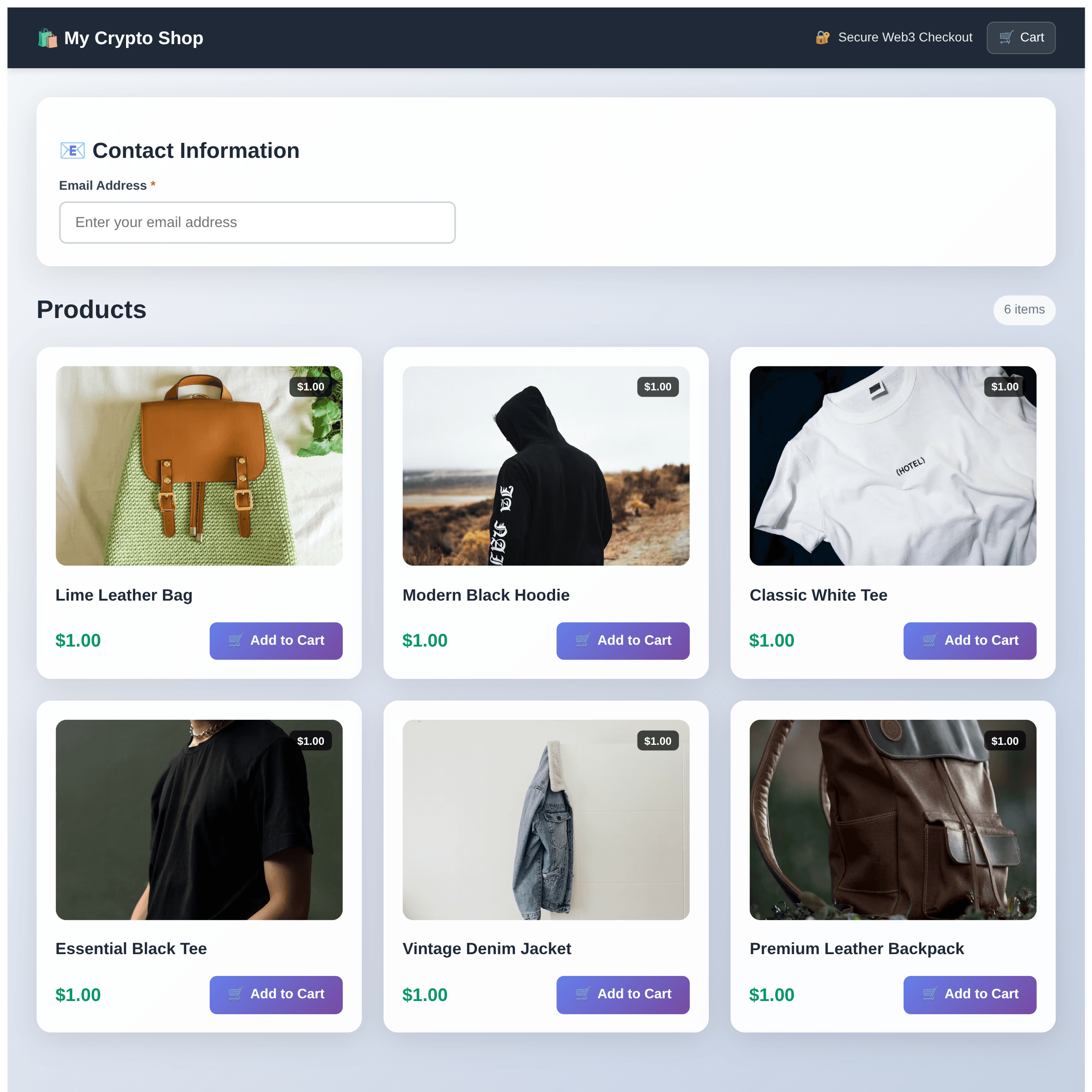 Multi-Tenant Payment Widget